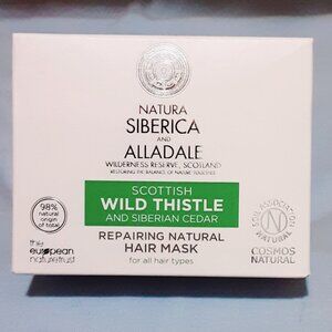 Natura Siberica and Alladale Repairing Hair Mask Scottish Wild Thistle 120ml